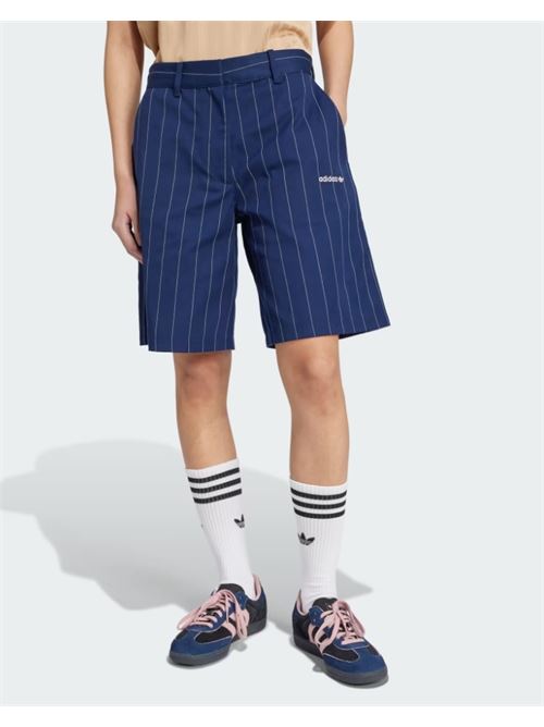 pinstripe short ADIDAS ORIGINAL | JC7683NINDIG/WHITE